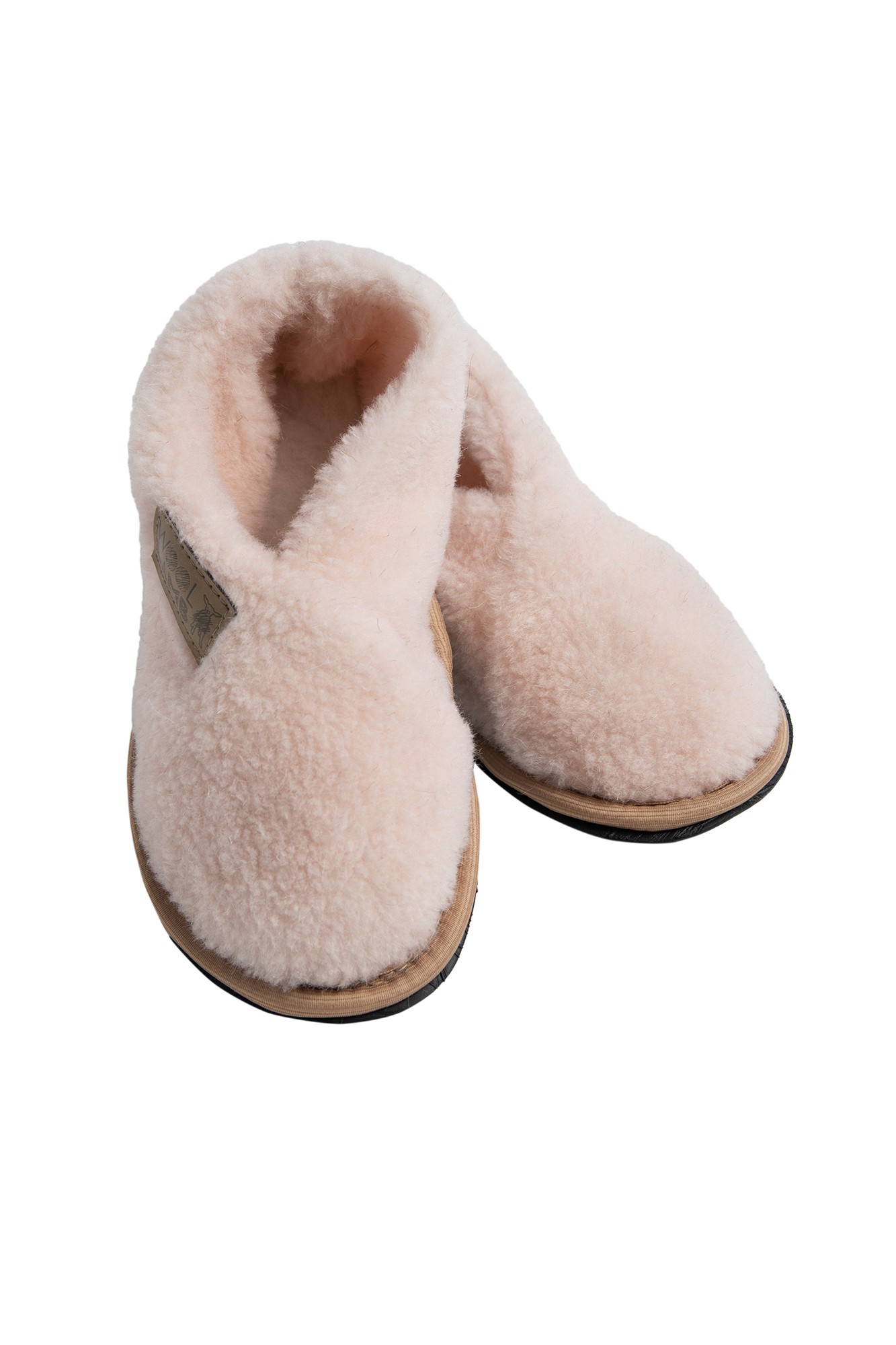 ТЕПЛУШИ меховые цвет ПУДРА (ЭВАПЛАСТ)