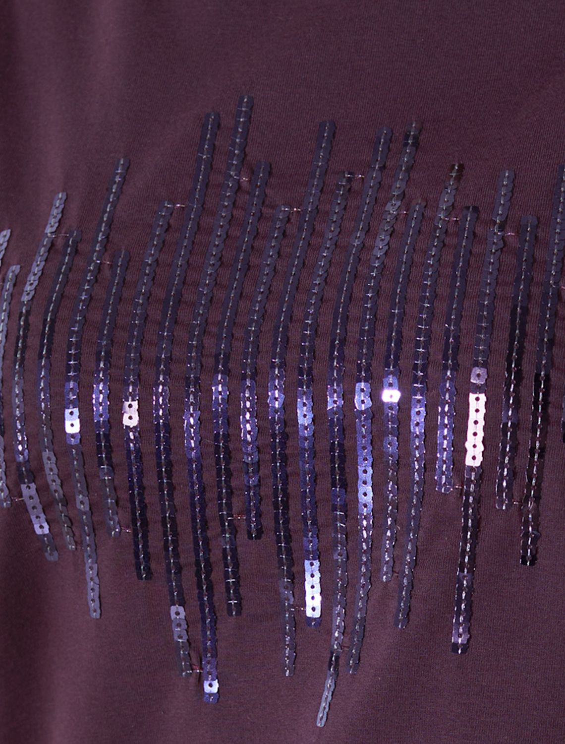 Нарядная футболка с принтом пайетками D49.133 бургунди_stripes