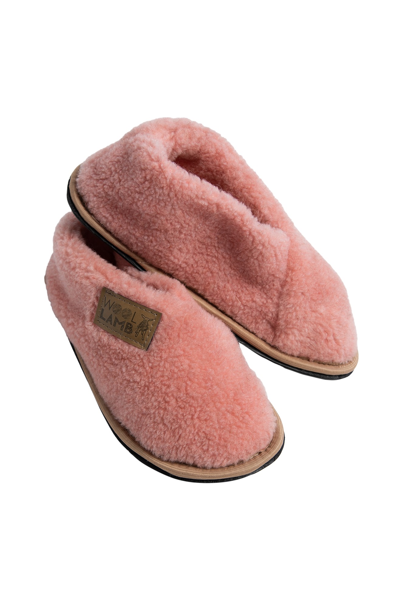 ТЕПЛУШИ меховые цвет ЛОСОСЬ (ЭВАПЛАСТ)