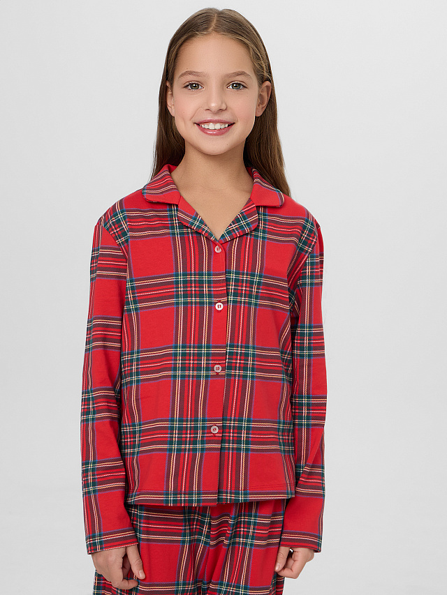 КОМПЛЕКТ ДЛЯ ДЕВОЧЕК (РУБАШКА, БРЮКИ)