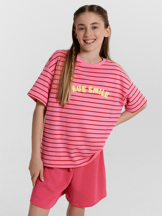 КОМПЛЕКТ ДЛЯ ДЕВОЧЕК (БЛУЗА, ШОРТЫ)