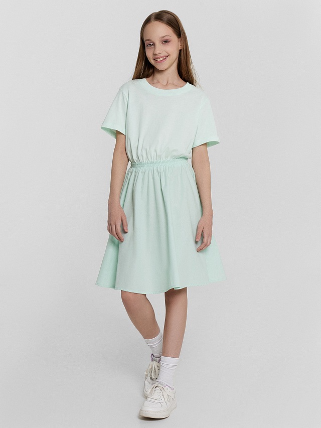 Платье для девочек мятное