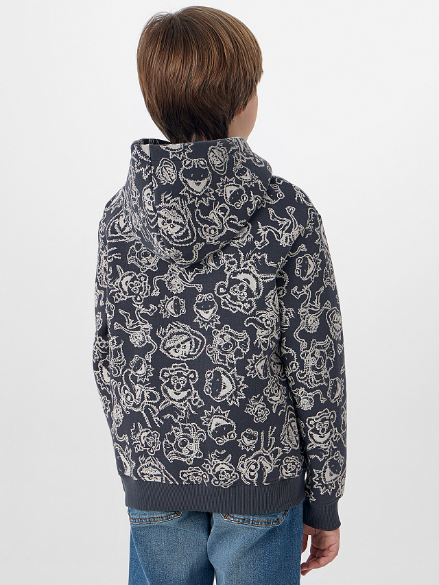 Худи для мальчиков из футера с начесом