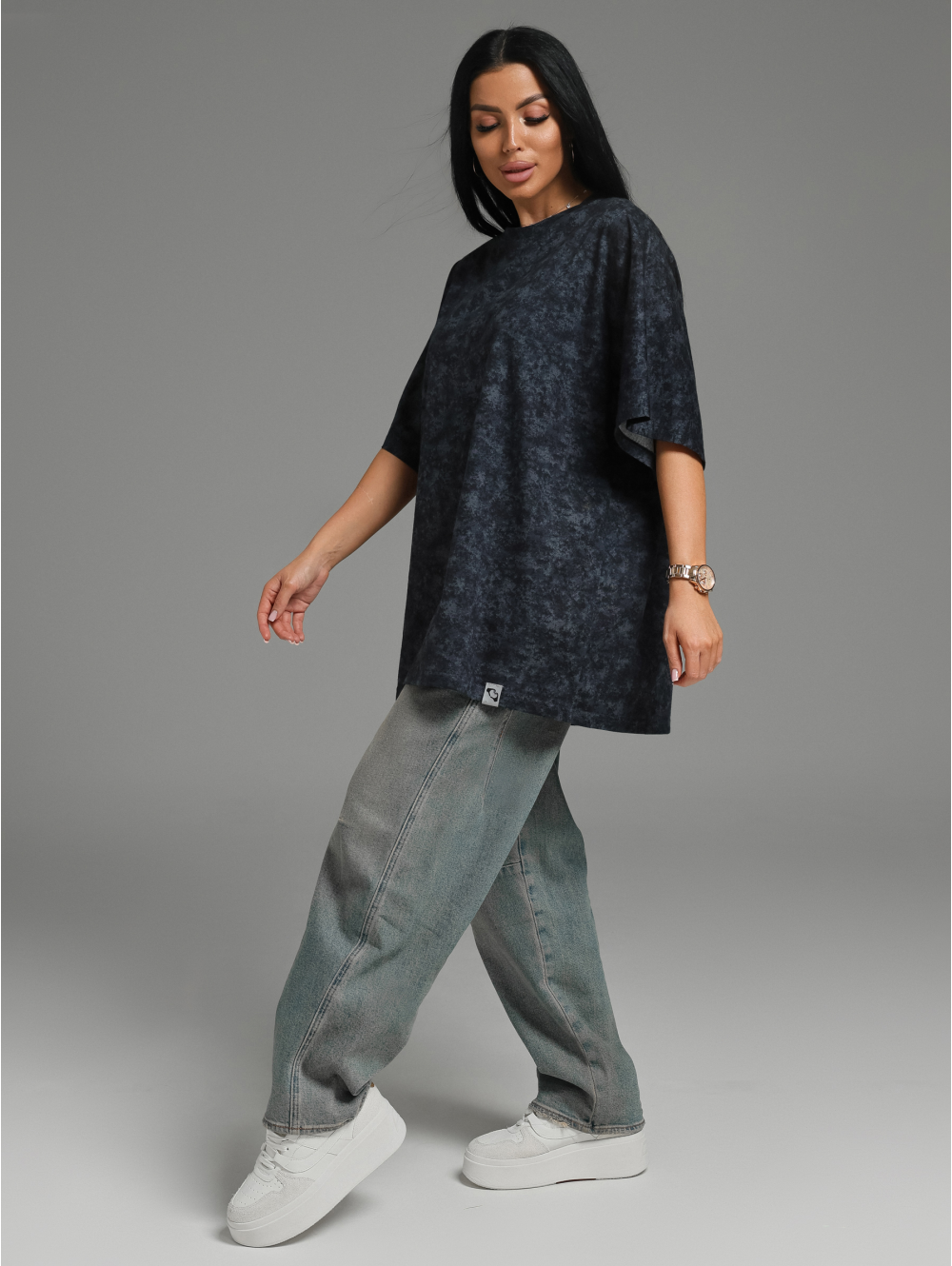 Ирбис футболка женская (графит варенка)