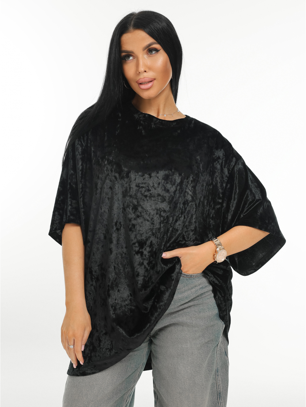 Марлен футболка женская (черный)