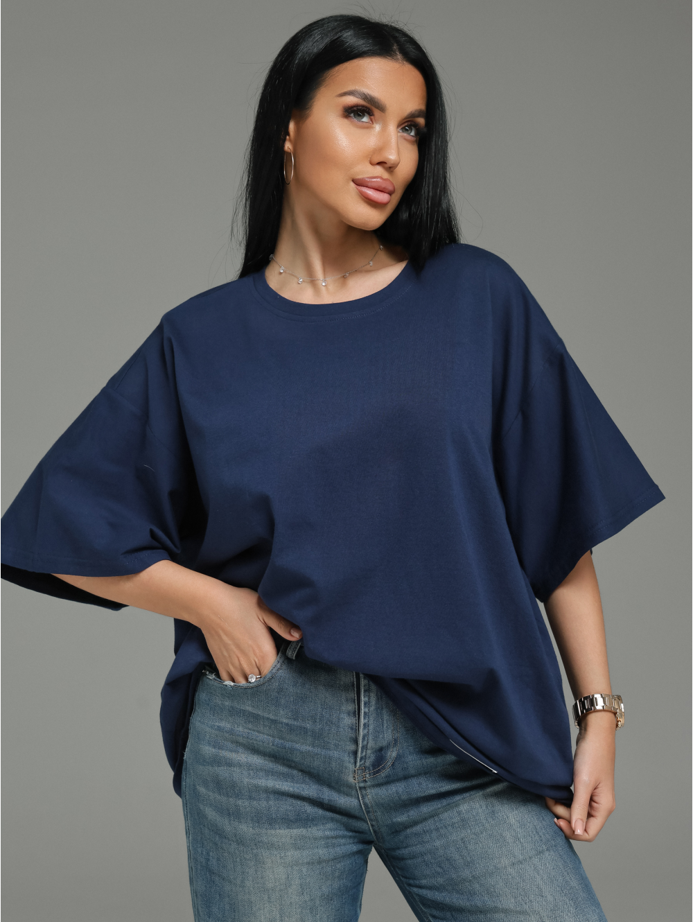 Анита-2 футболка женская (светло-синий)