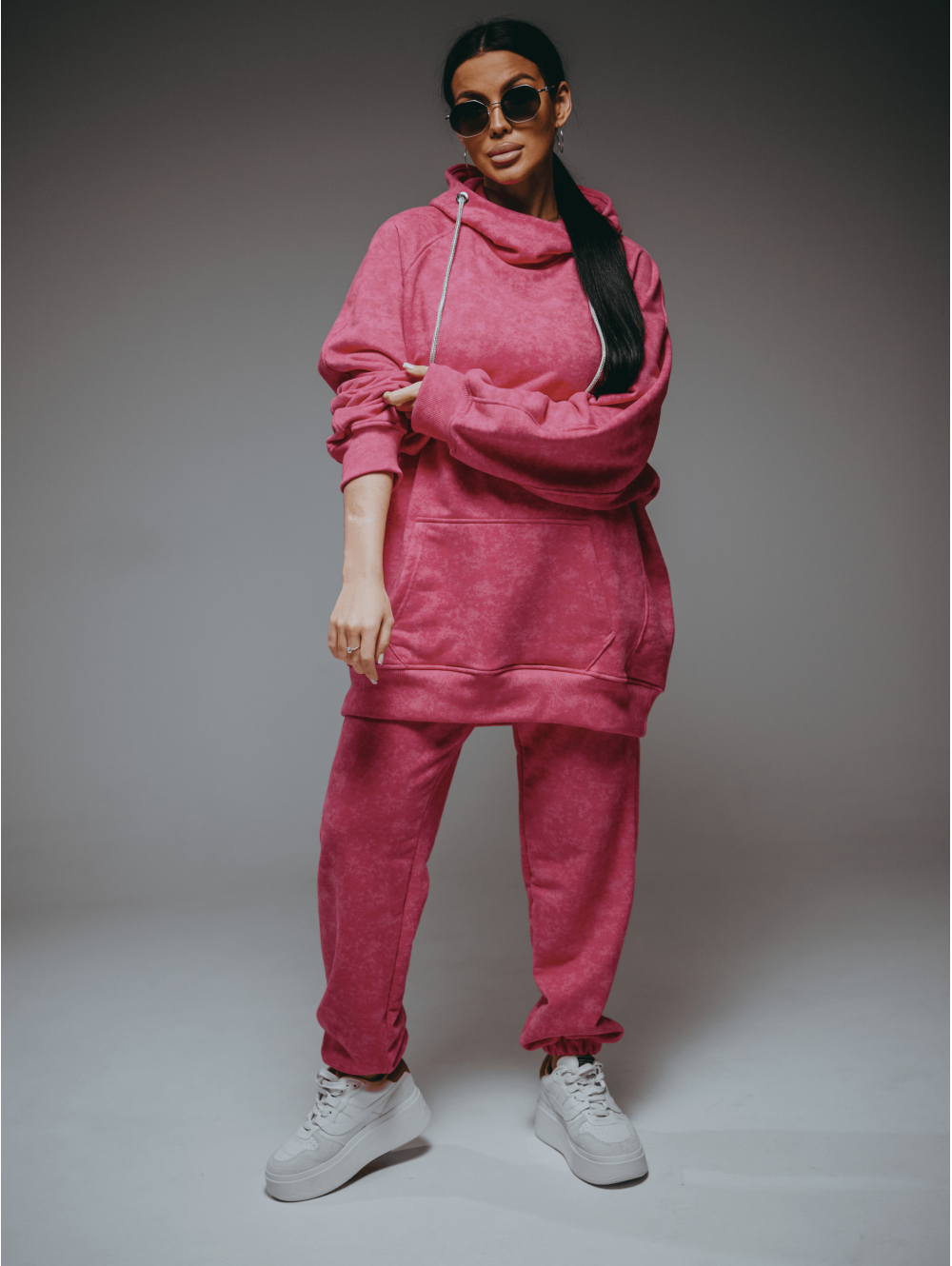 Ваниль худи женское (розовый варенка)