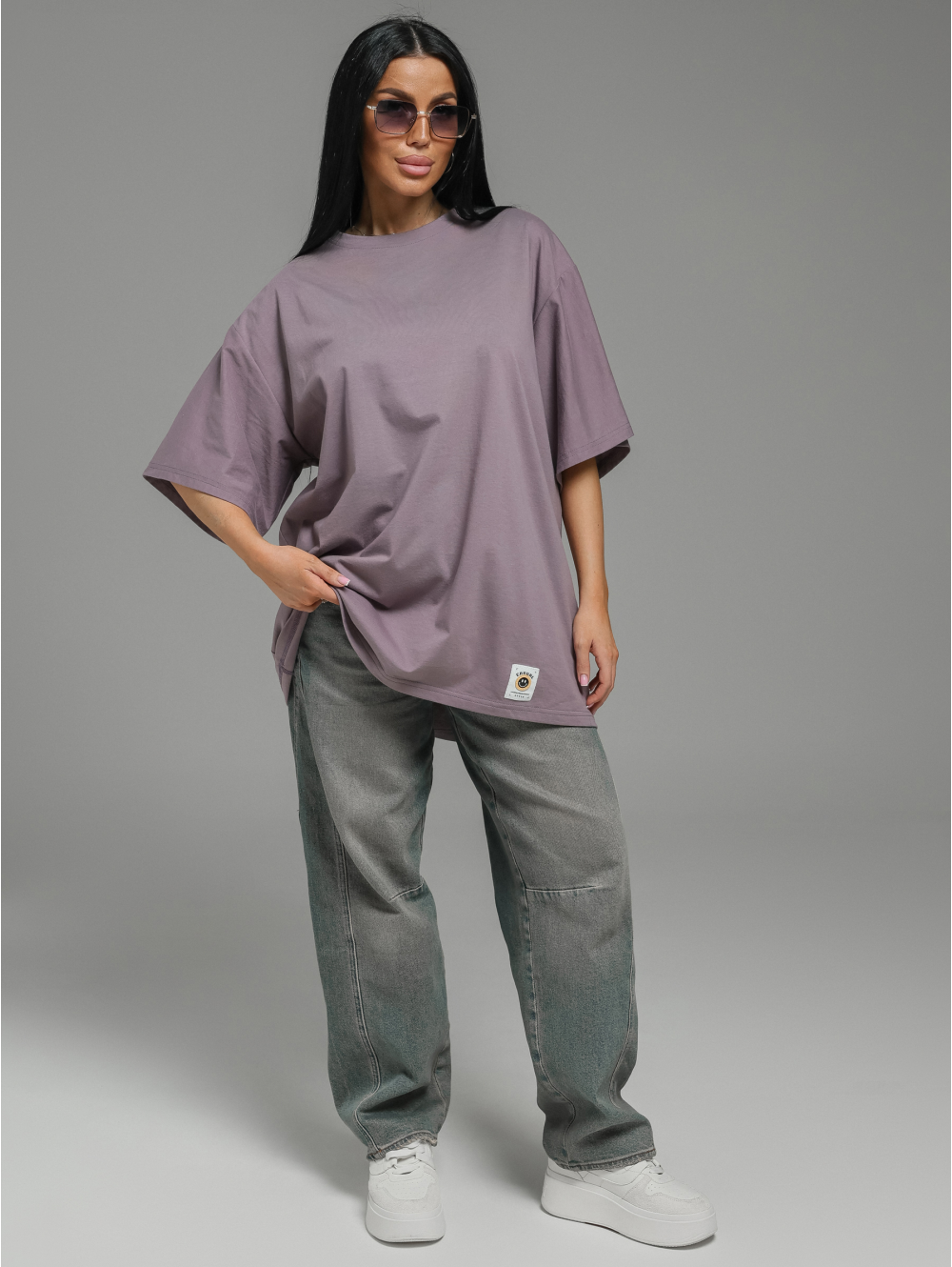 Анита-2 футболка женская (серый)