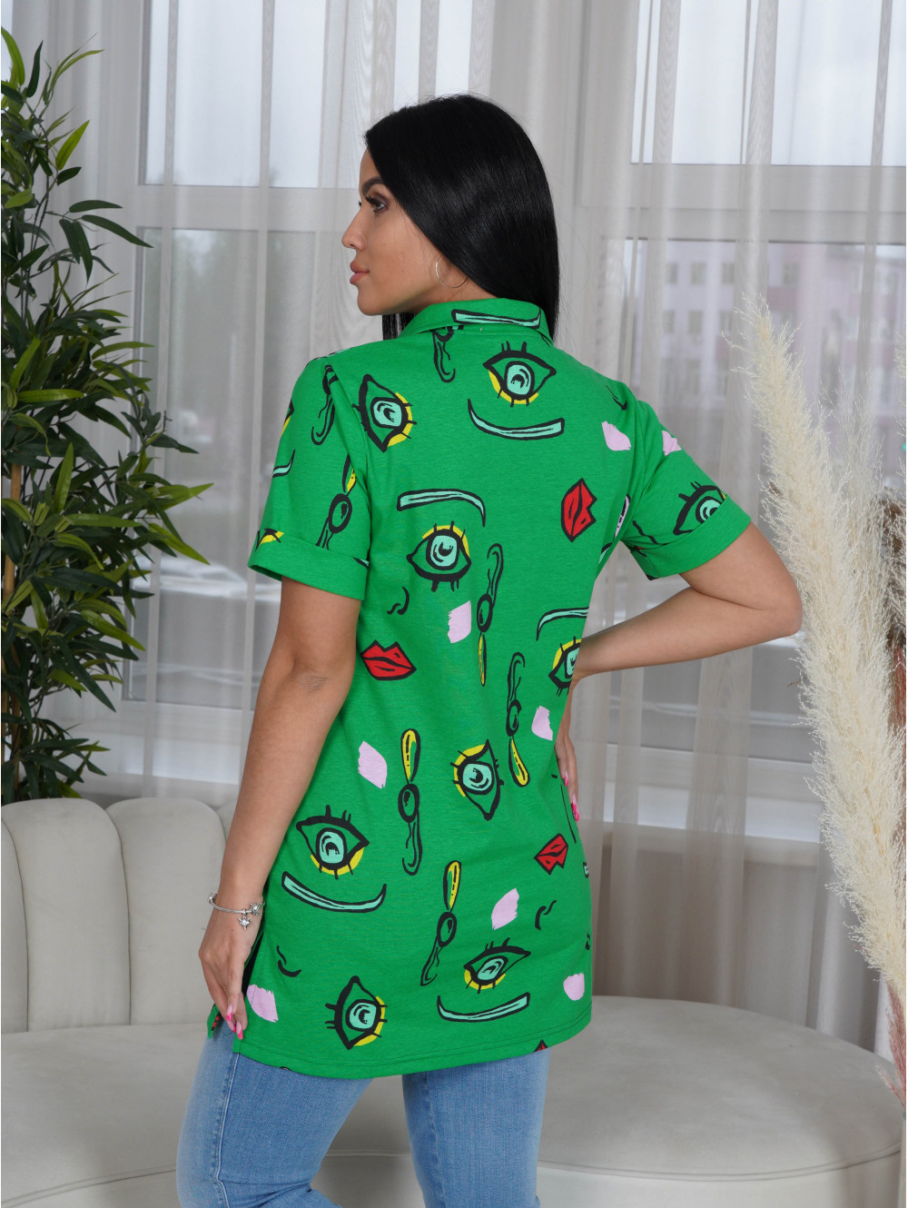 Софья туника женская (зеленый)