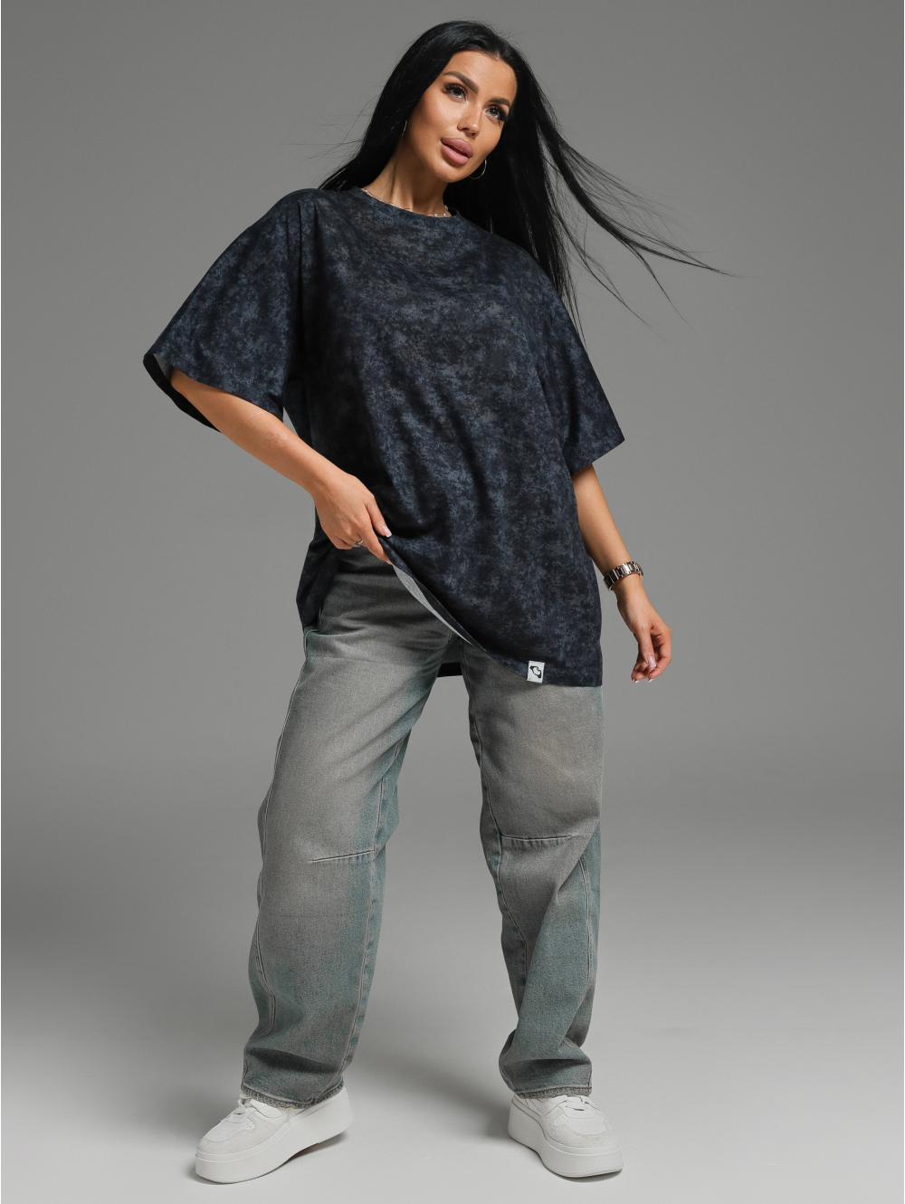 Ирбис футболка женская (графит варенка)