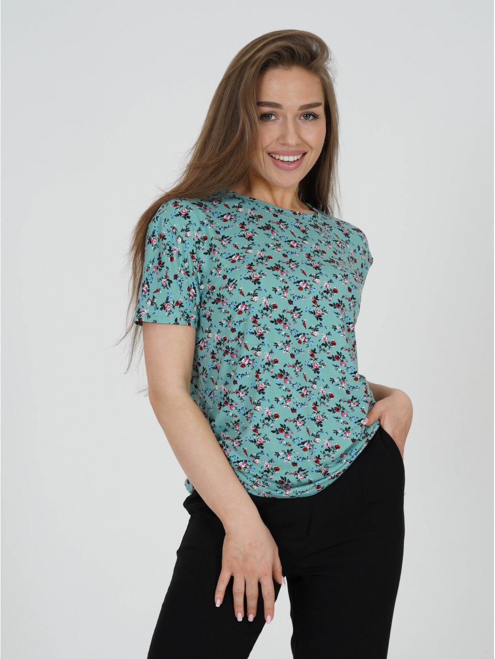 Атланта футболка женская (ментол)