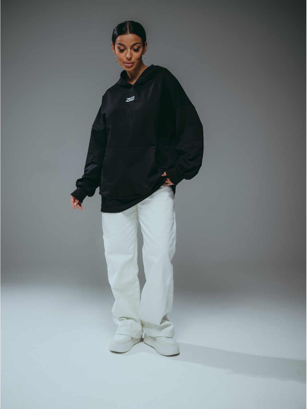 Дафна худи женское (черный)