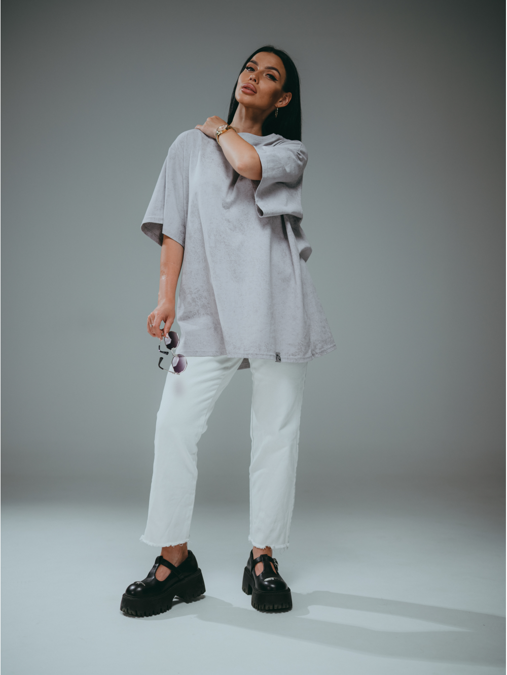 Ирбис футболка женская (серый варенка)