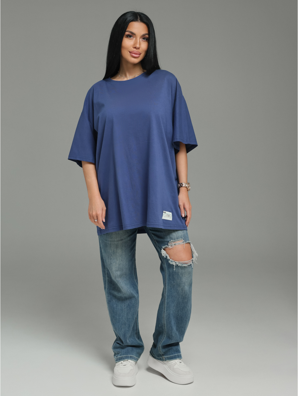 Анита-2 футболка женская (индиго)