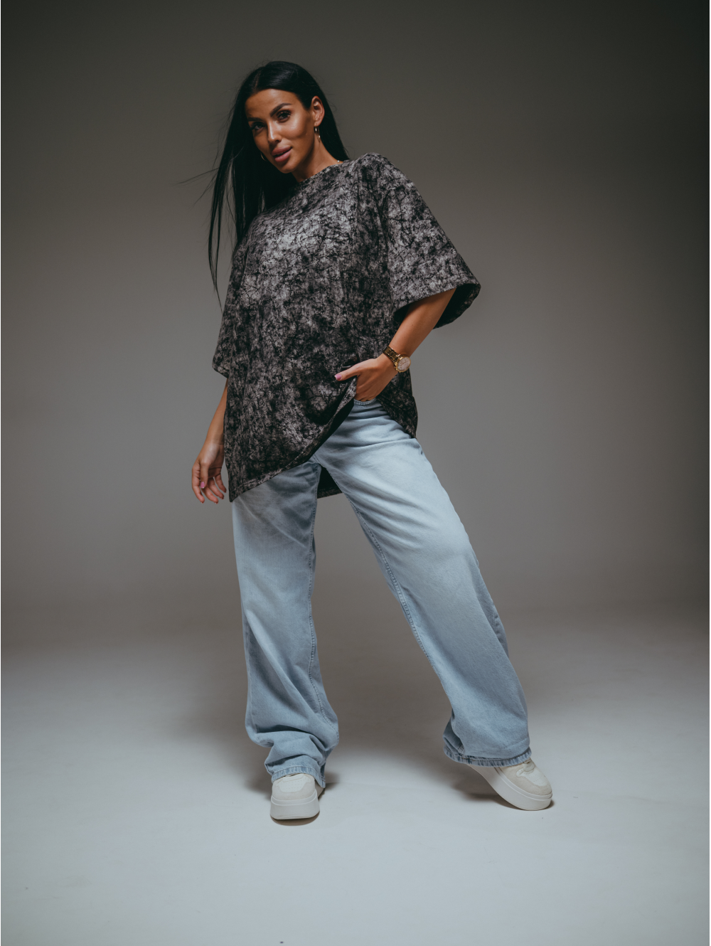 Ирбис футболка женская (черный варенка)