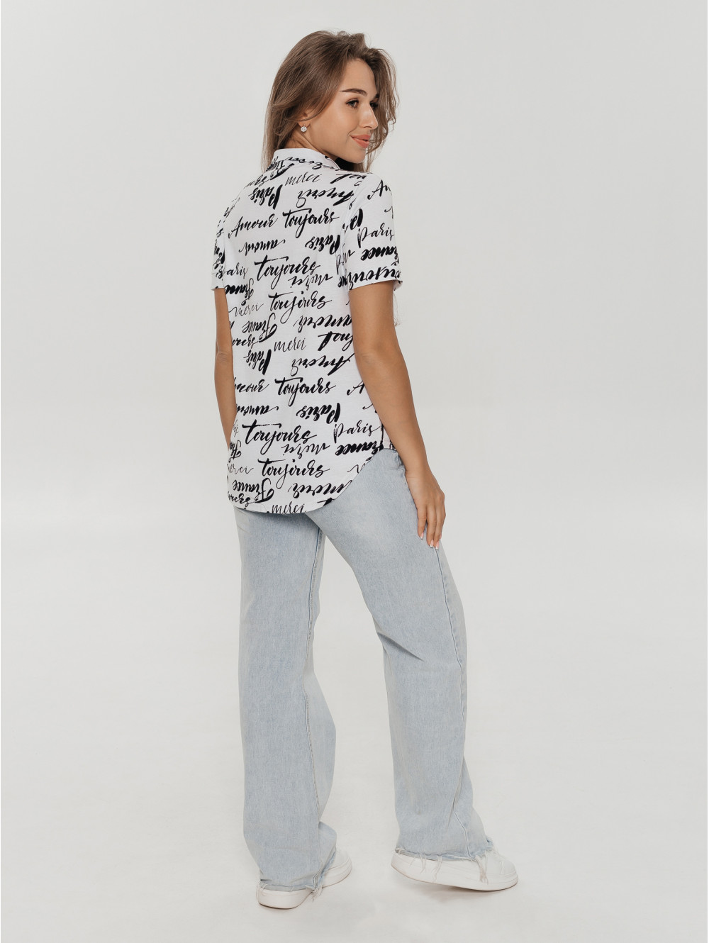 Страсть футболка женская (буквы на белом)