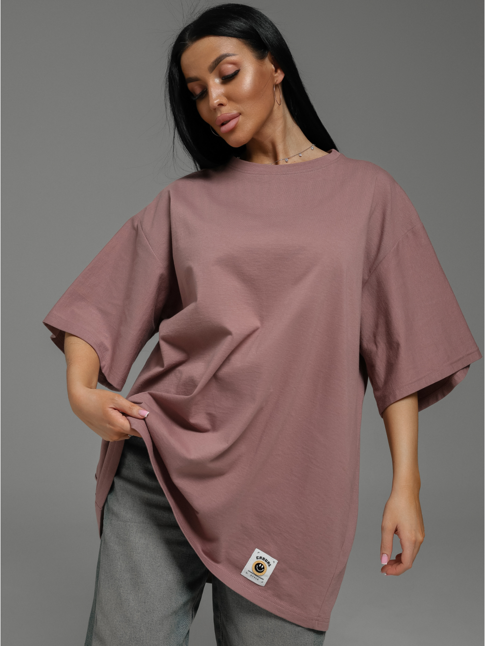 Анита-2 футболка женская (сухая роза)