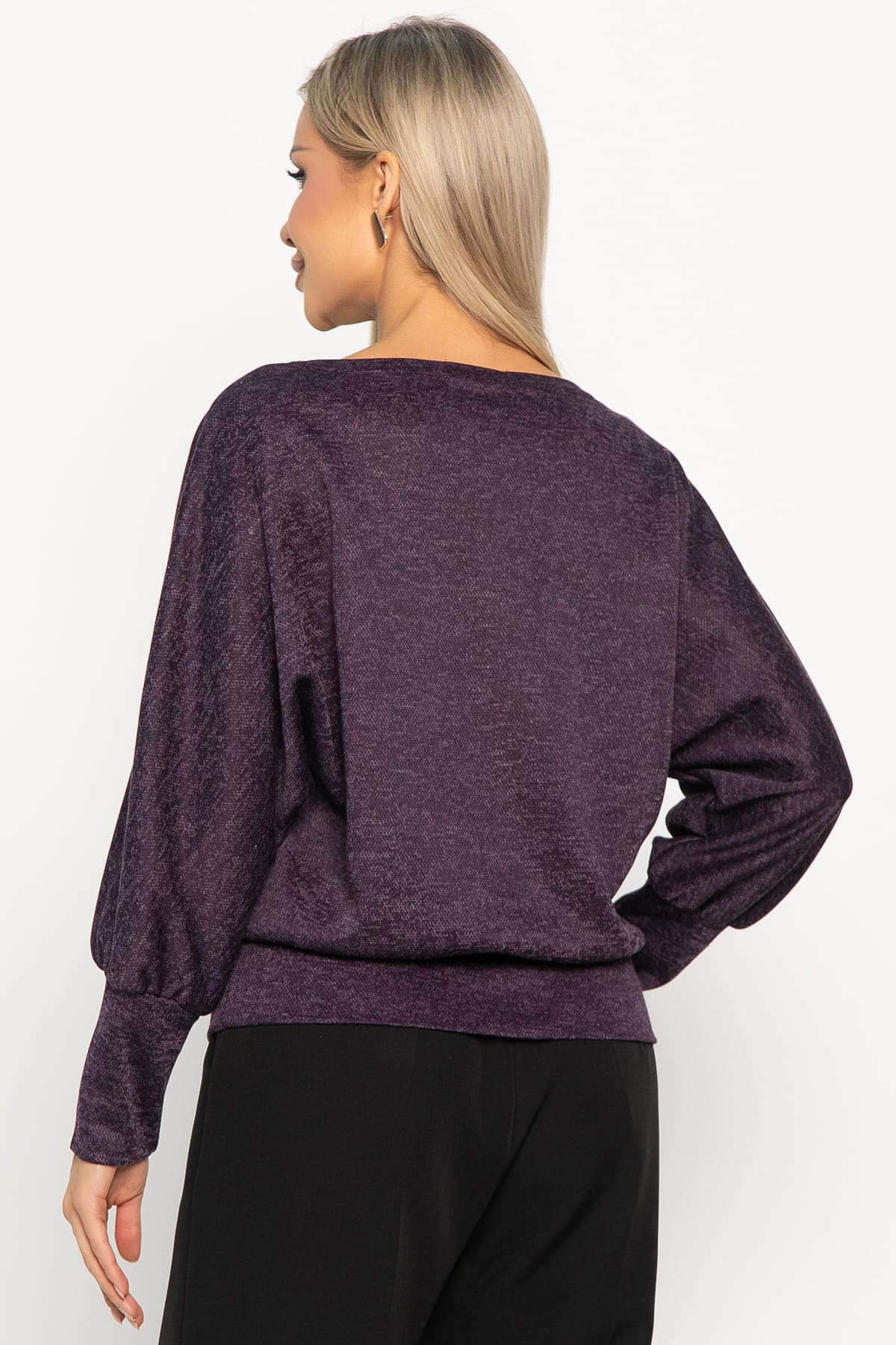 Блуза Гостья из будущего НЬЮ (сливовая) Б14922-19М