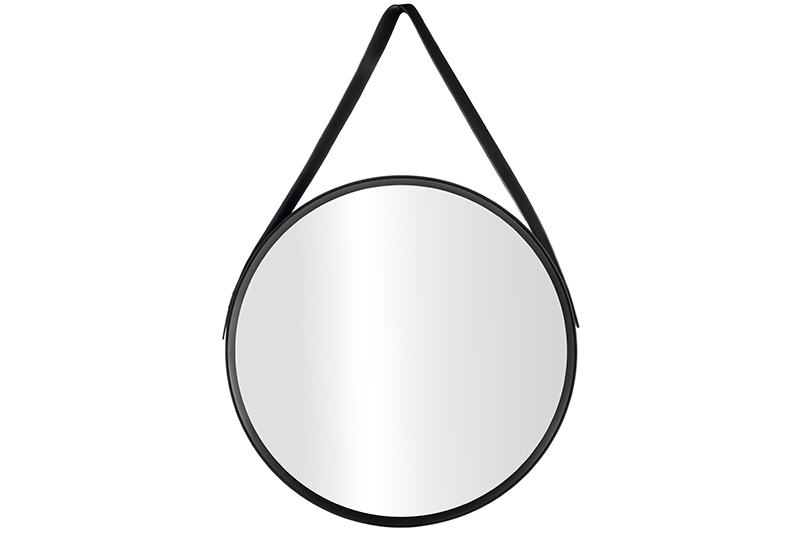 Зеркало настенное 51,5*51,5*4,5 см с креплением ремень, пластик