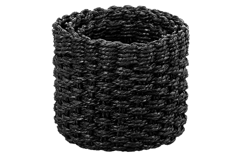 Набор 3 плетеных корзин, 1 корзинка 18*18*15 см, 1 корзинка 15*15*13см, 1 корзинка 12*12*10см, тем-с