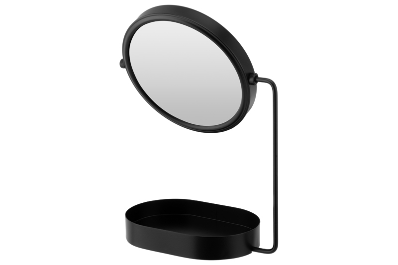 Зеркало настольное двустороннее с контейнером 19*10*26 см