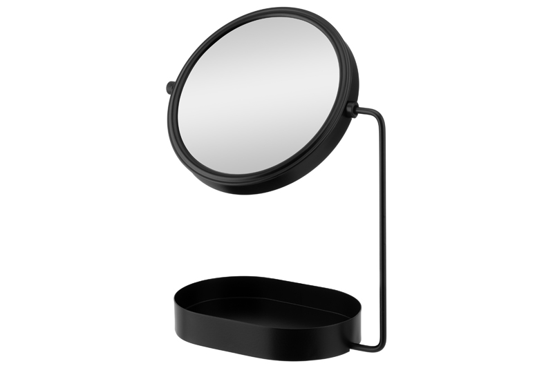 Зеркало настольное двустороннее с контейнером 19*10*26 см