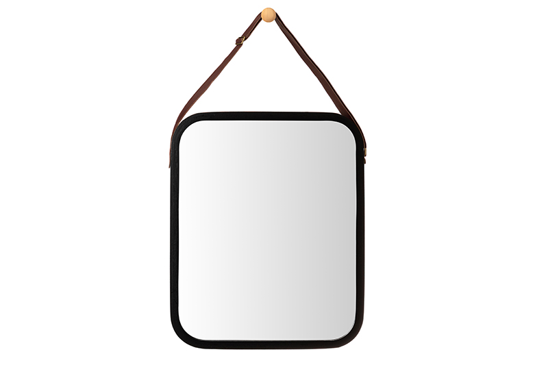 Зеркало настенное 40,5*33*1,5 см, черное