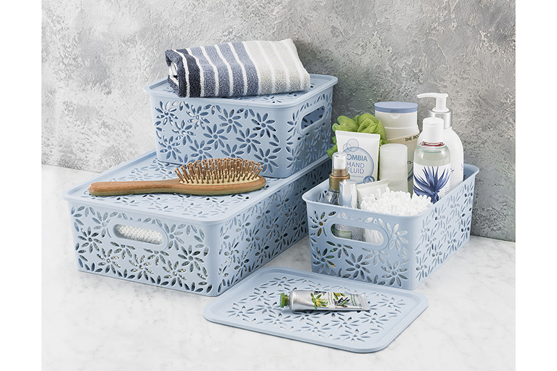 Корзинка с крышкой 7,5 л 35*24,5*10,5 см