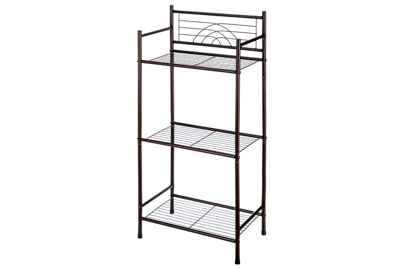 Стеллаж для ванной комнаты с 3-мя полками 44*27*91 см