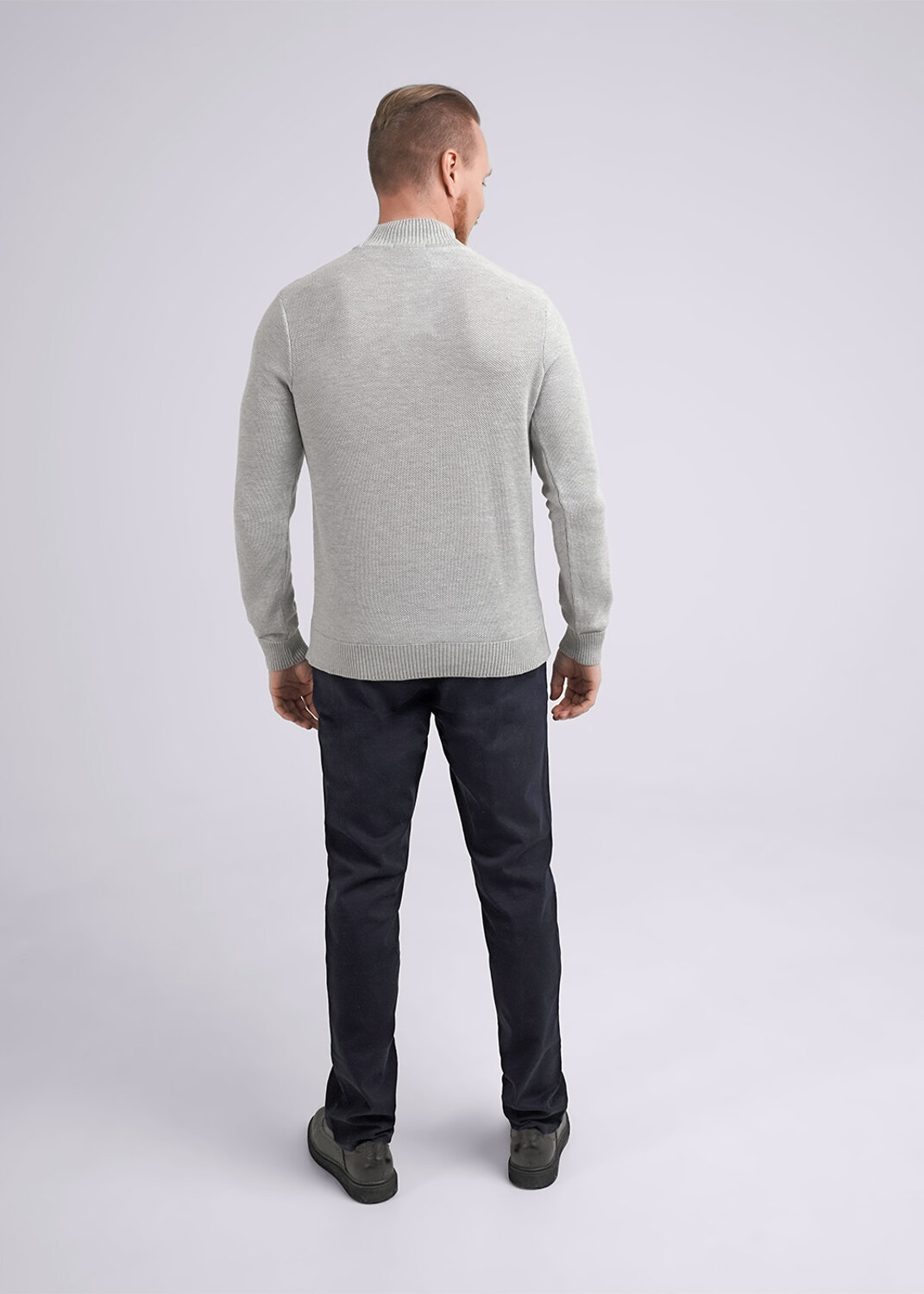 ст. цена1958руб.! CLEVER Джемпер 643933ртмеланж серый