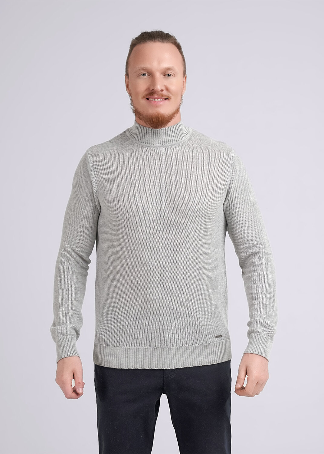 ст. цена1958руб.! CLEVER Джемпер 643933ртмеланж серый