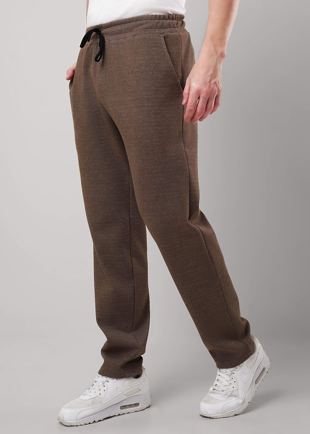 ст. цена1899руб.! CLEVER Брюки 552315/14иижт.коричневый/чёрный