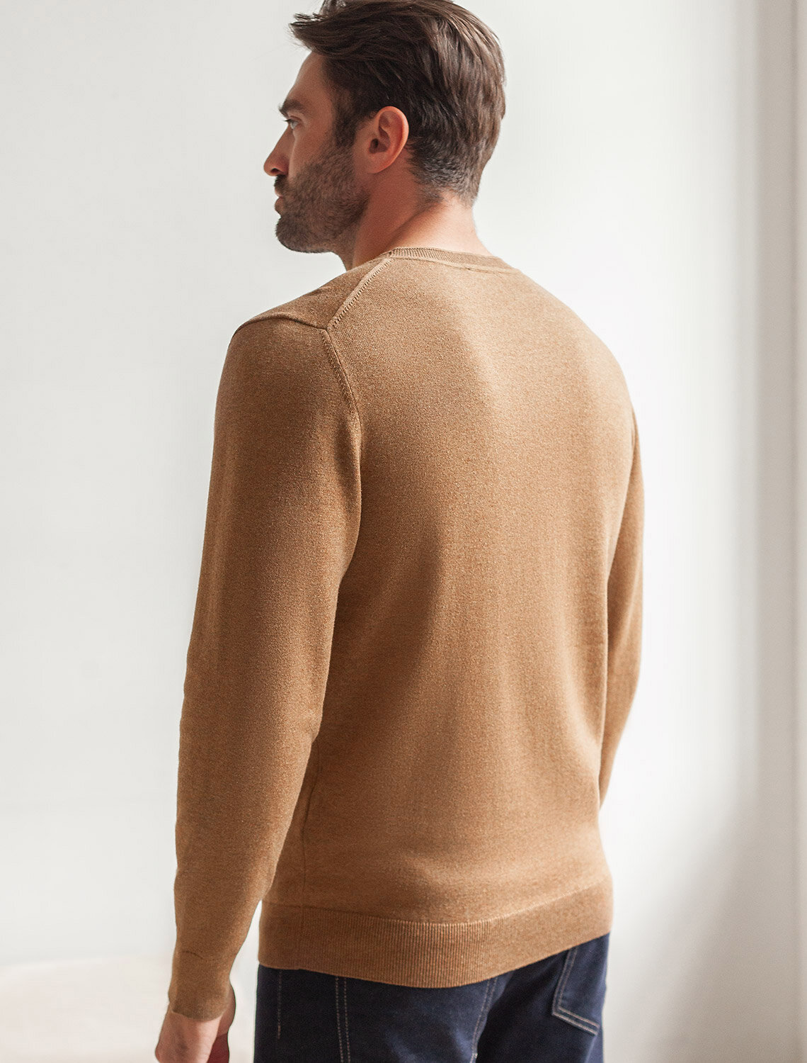 ст. цена1990руб.! VILATTE Джемпер U39.014коричневый меланж