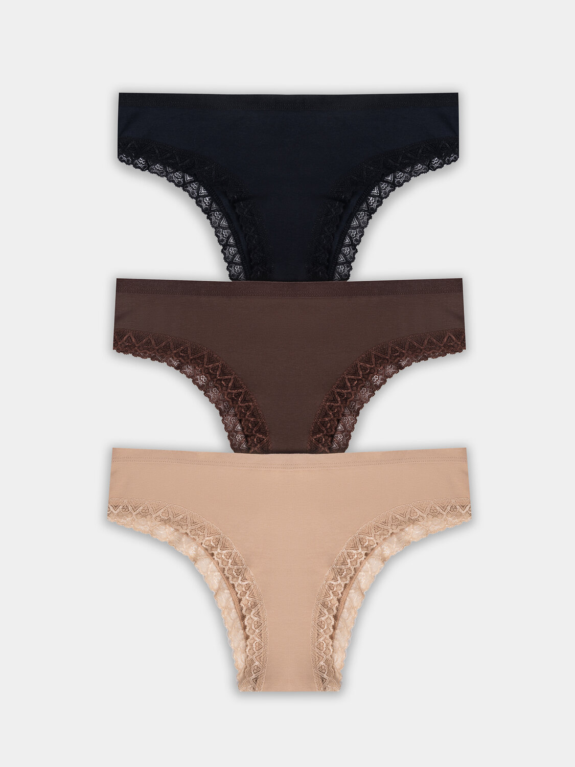 MARK FORMELLE Трусы 412281-3телесный +цикорий +черный