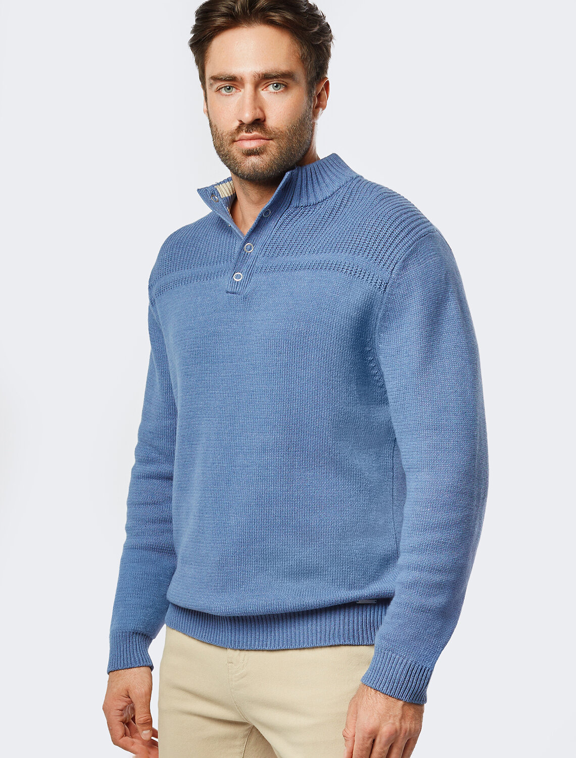 ст. цена2890руб.! VILATTE Джемпер U39.008светло-синий