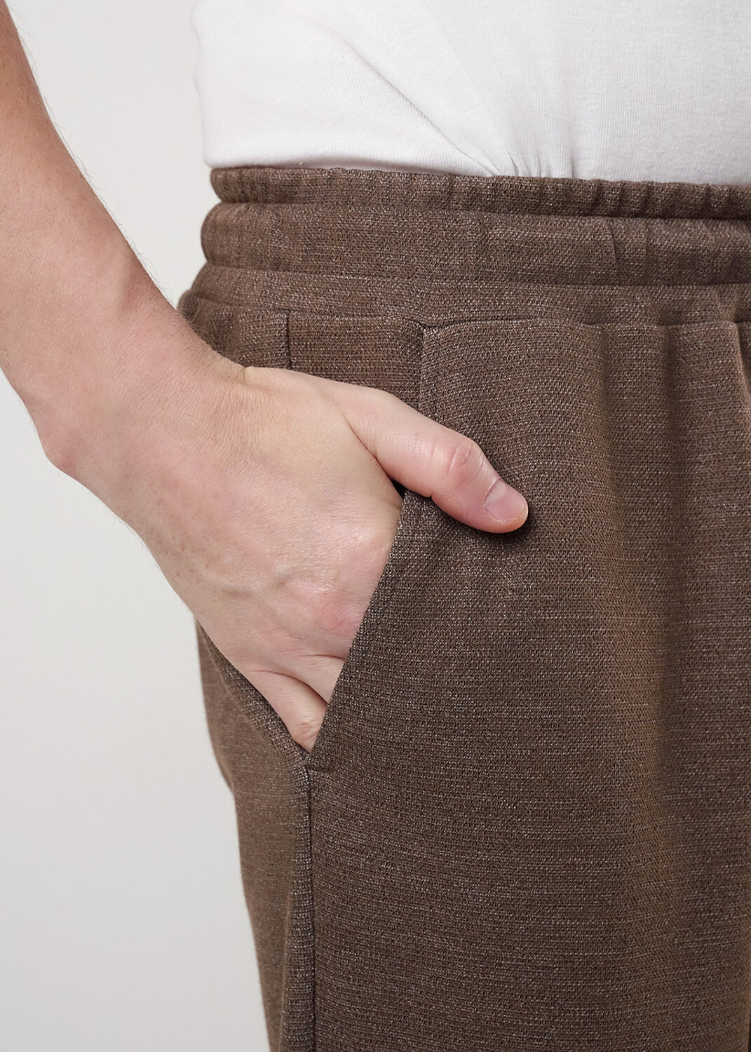 ст. цена1899руб.! CLEVER Брюки 552315/14иижт.коричневый/чёрный