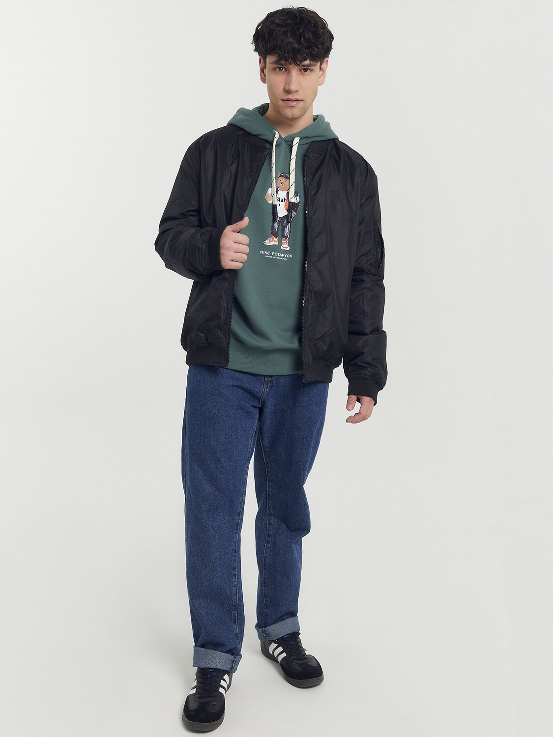 ст. цена2143руб.! MARK FORMELLE Анорак 121806-2темная зелень +печать