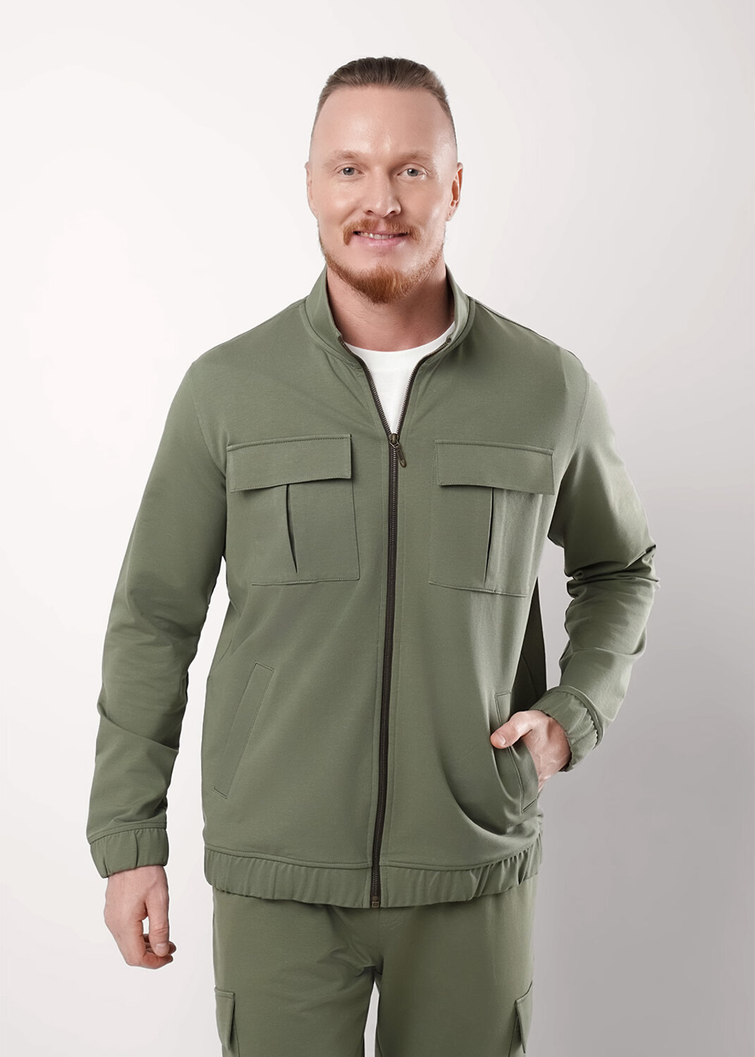 ст. цена2499руб.! CLEVER Куртка 552547/23ухаки