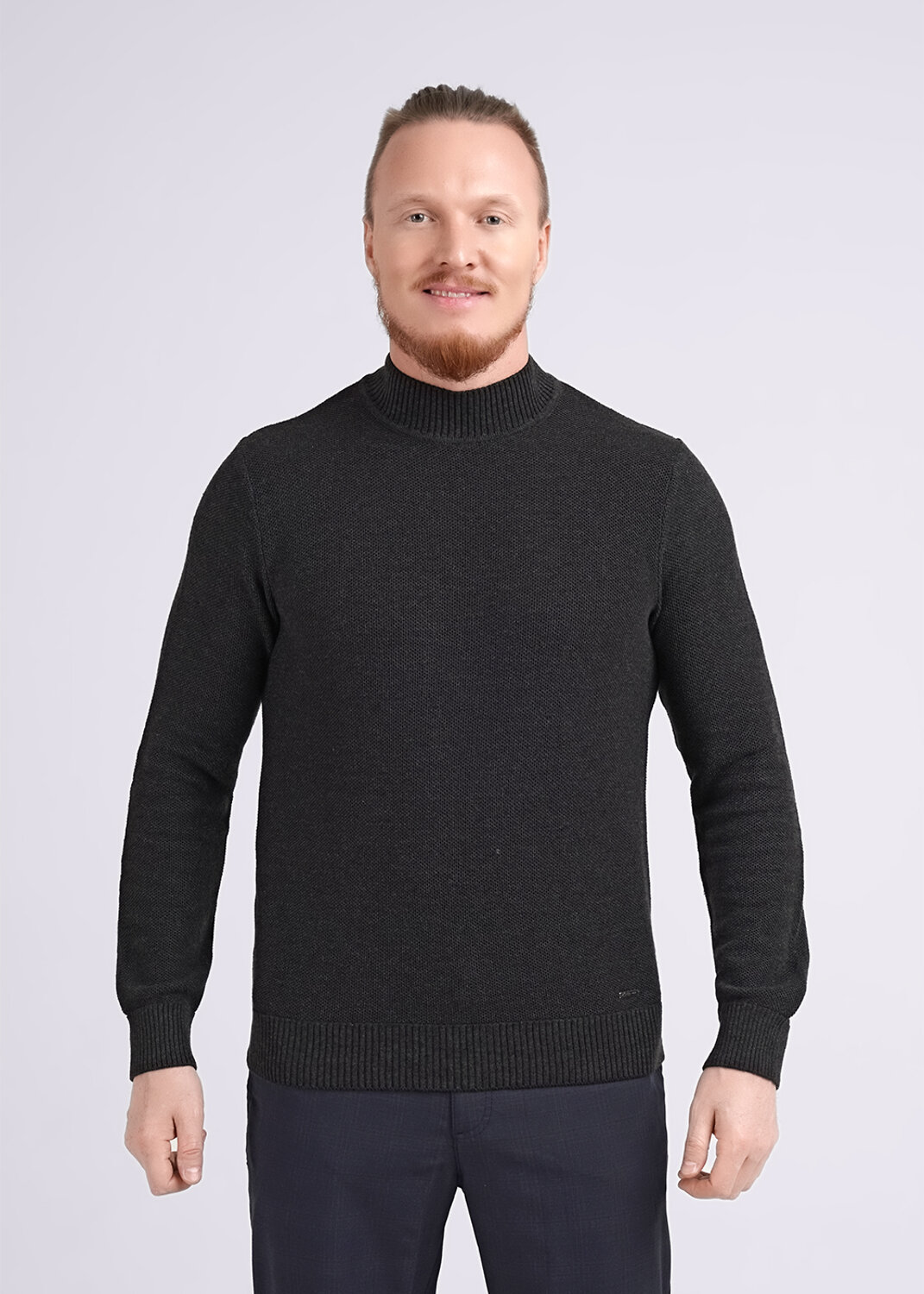 ст. цена1958руб.! CLEVER Джемпер 643933ртмеланж т.серый