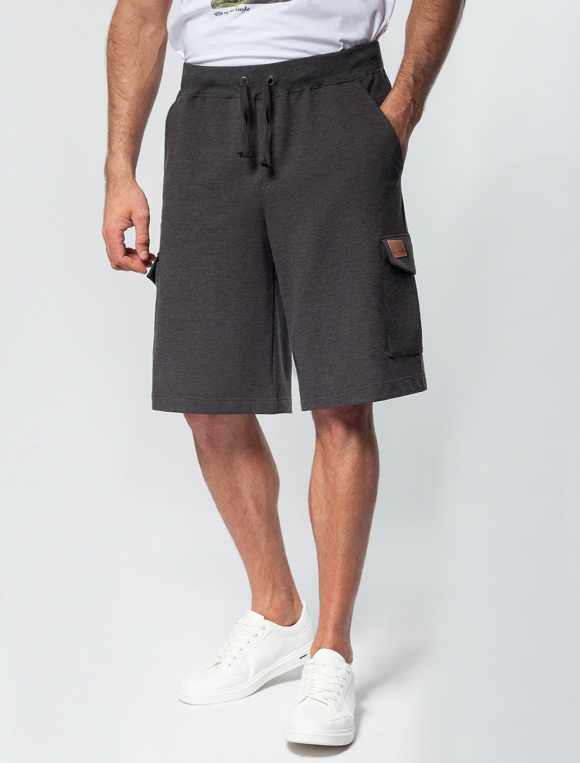 ст. цена1990руб.! VILATTE Шорты U48.002т.серый меланж