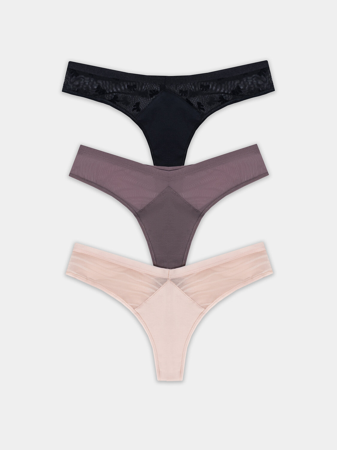 MARK FORMELLE Трусы 412475-3бантики на черном