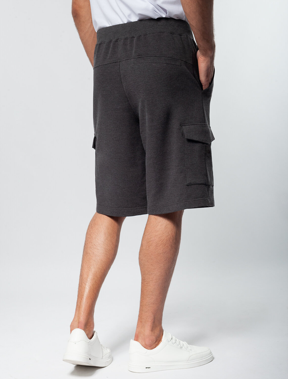 ст. цена1990руб.! VILATTE Шорты U48.002т.серый меланж