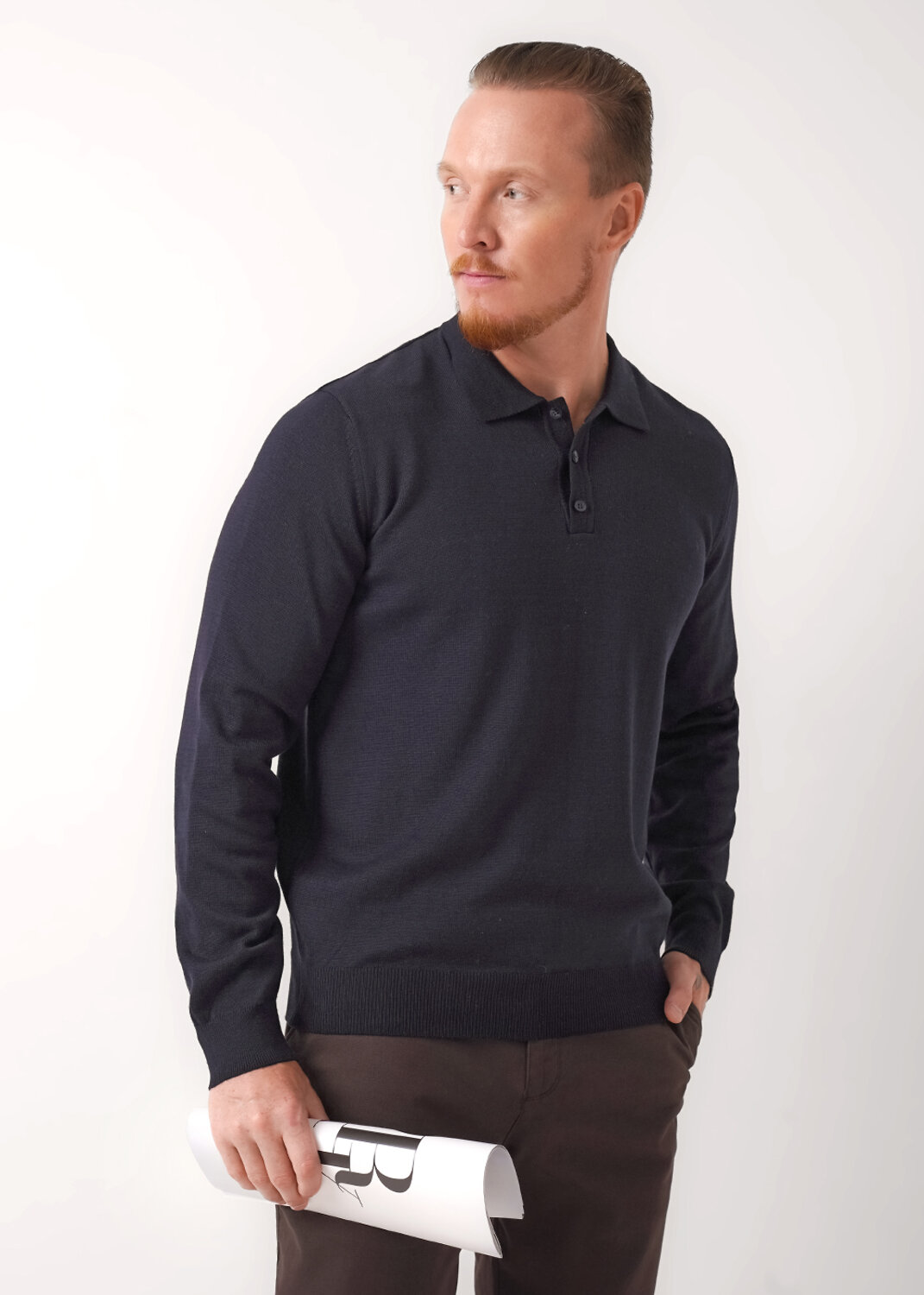 ст. цена2300руб.! CLEVER Джемпер 454565/11хат.синий