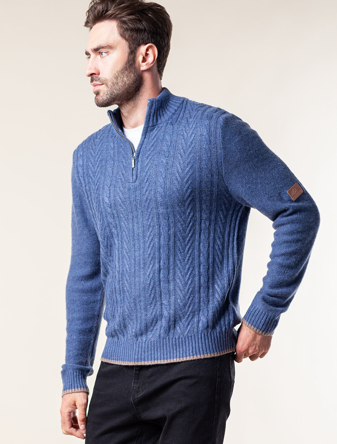 ст. цена3390руб.! VILATTE Джемпер U39.012синий