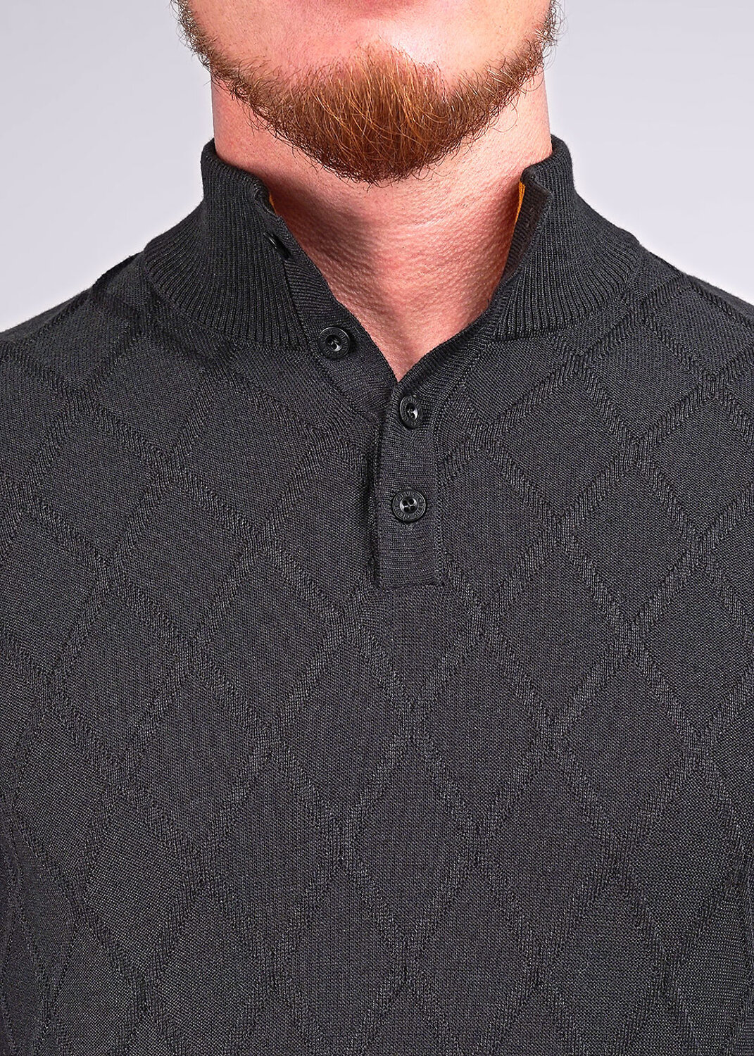 ст. цена1499руб.! CLEVER Джемпер 444297/22хамеланж т.серый