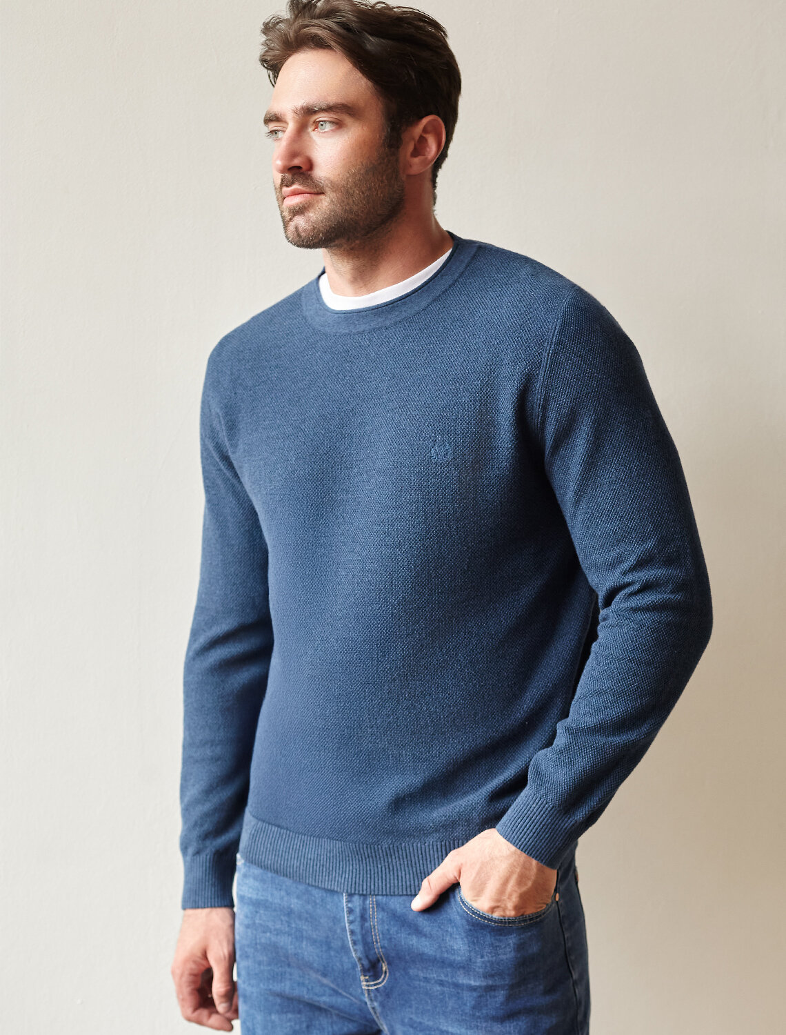 ст. цена2150руб.! VILATTE Джемпер U39.015светло-синий меланж