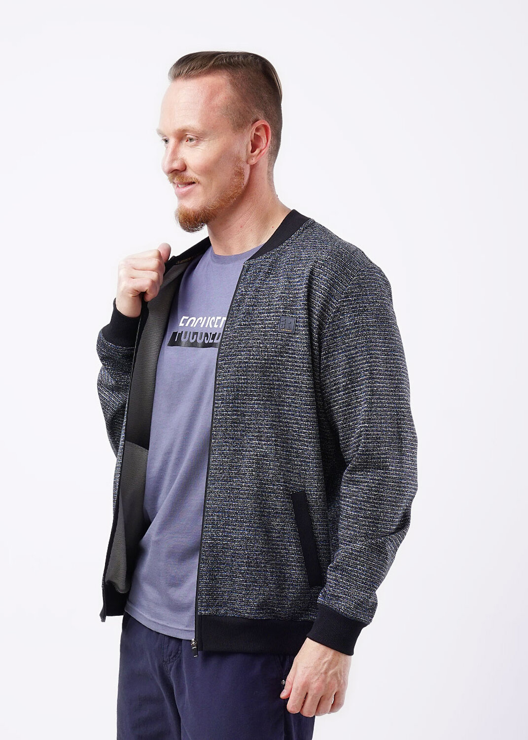 ст. цена2459руб.! CLEVER Куртка 552251/01ансв.серый/т.синий