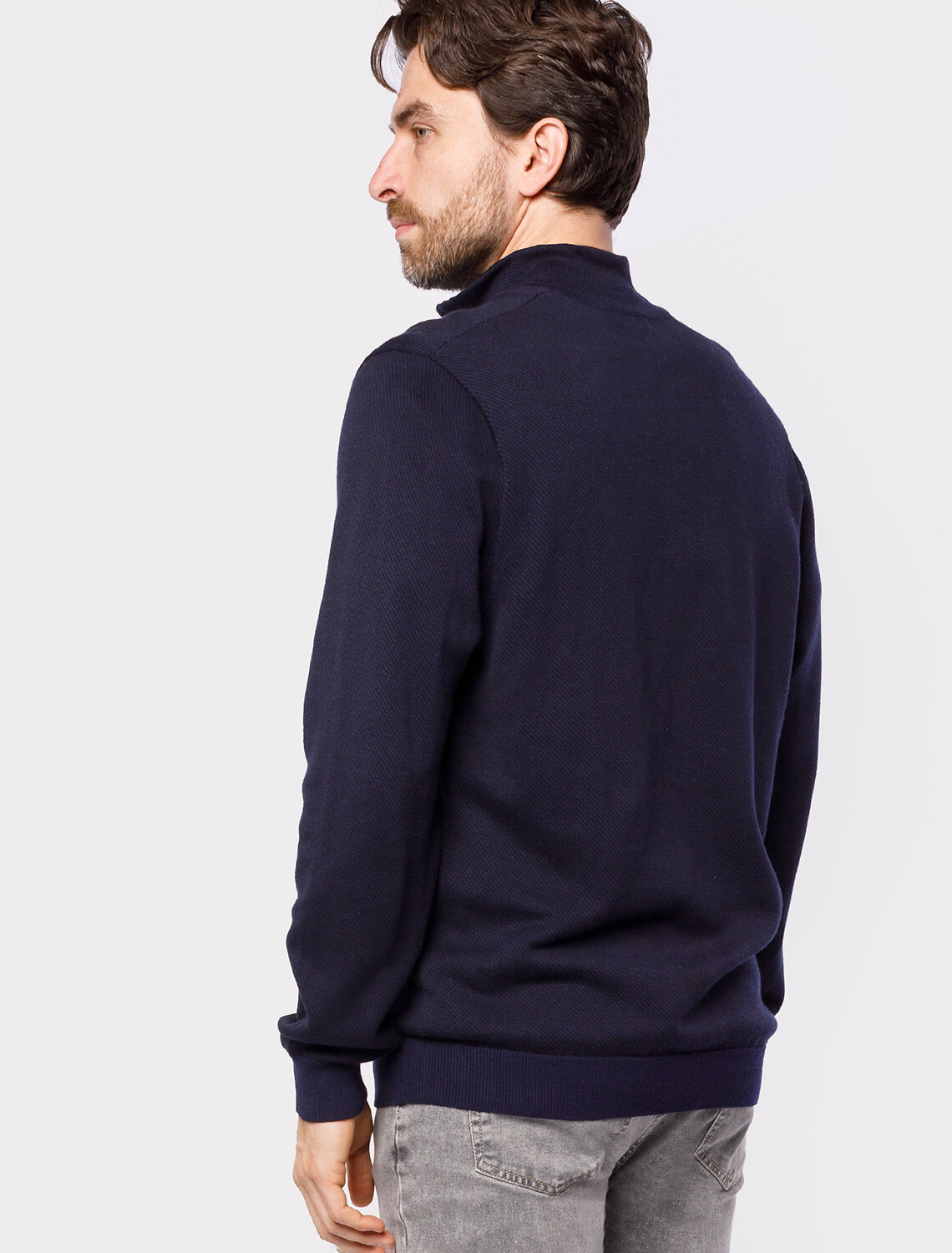 ст. цена2190руб.! VILATTE Джемпер U39.005темно-синий