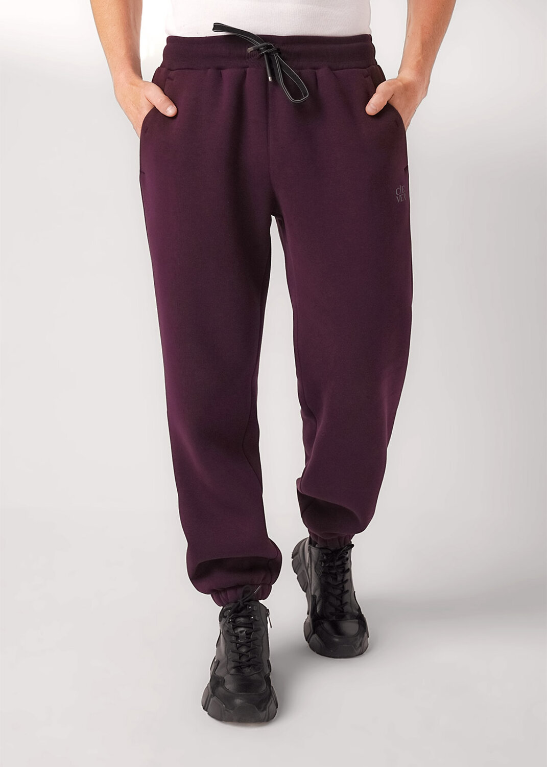 ст. цена2300руб.! CLEVER Брюки 452446/14фф_пт.бордовый