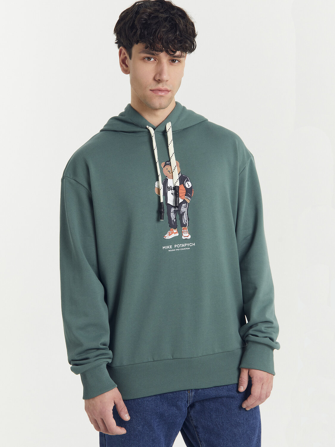 ст. цена2143руб.! MARK FORMELLE Анорак 121806-2темная зелень +печать